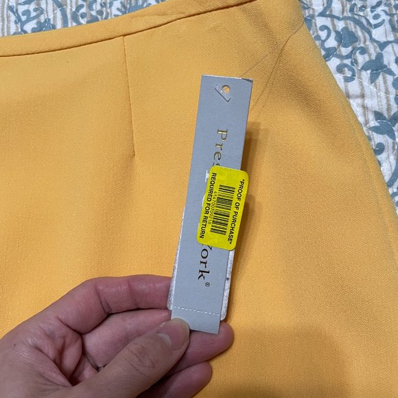 NEW with TAGS Yellow Preston & York Skirt - Picture 5 of 7
